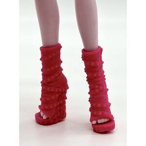Monster High Doll Shoes Venus McFlytrap Ghoul Spirit Open Toe Pink Vine Boots